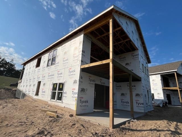 view of rear view of property