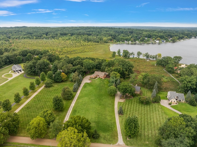 12120 Shaffer Rd, Davisburg, MI 48350 - overview of rural landscape featuring a nearby body of water and a forest
