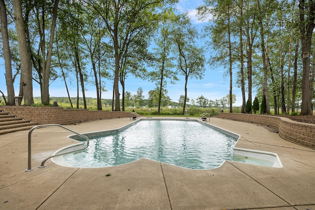 12120 Shaffer Rd, Davisburg, MI 48350 - view of pool with a patio
