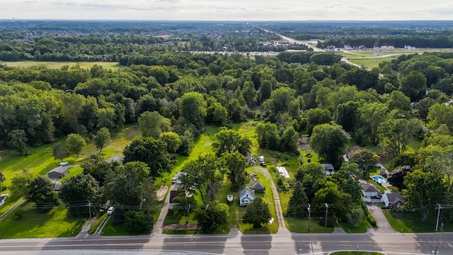 50741 N Ave, Macomb, MI 48042 - aerial view of property and surrounding area featuring a heavily wooded area