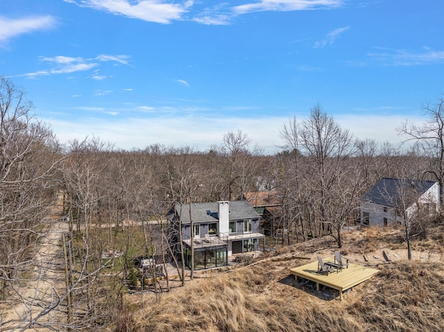 drone / aerial view