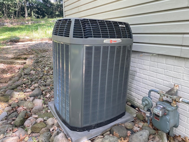 exterior details with central AC unit