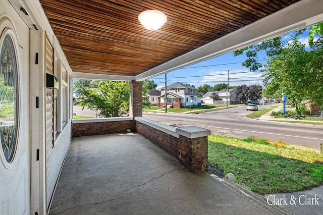 view of patio / terrace featuring a porch