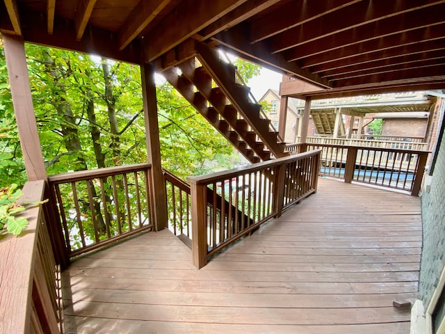 view of deck