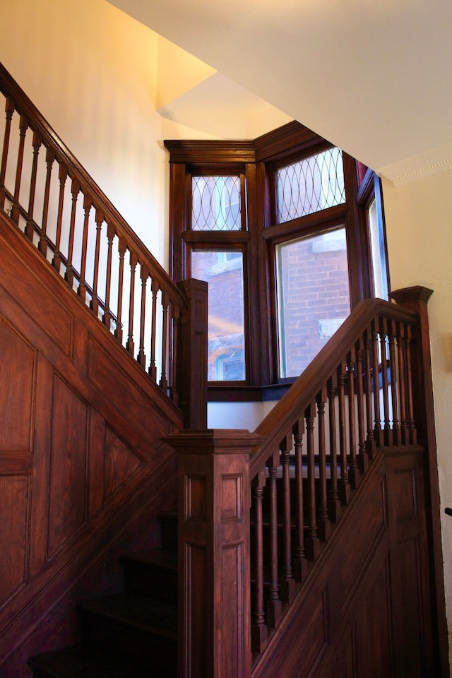 view of staircase