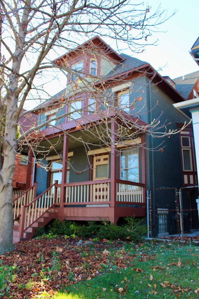 view of rear view of house