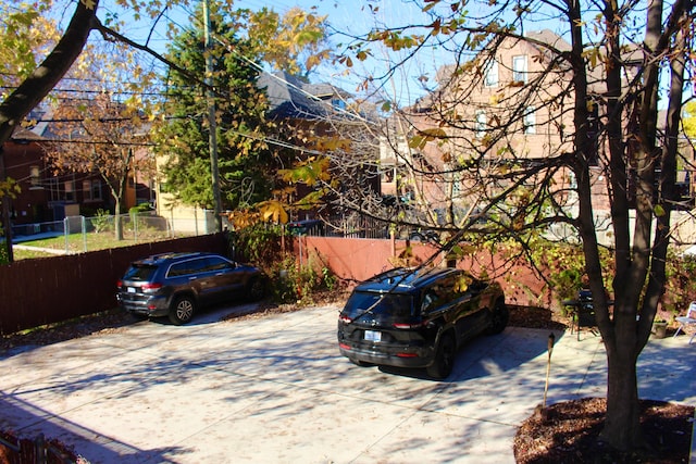 view of parking