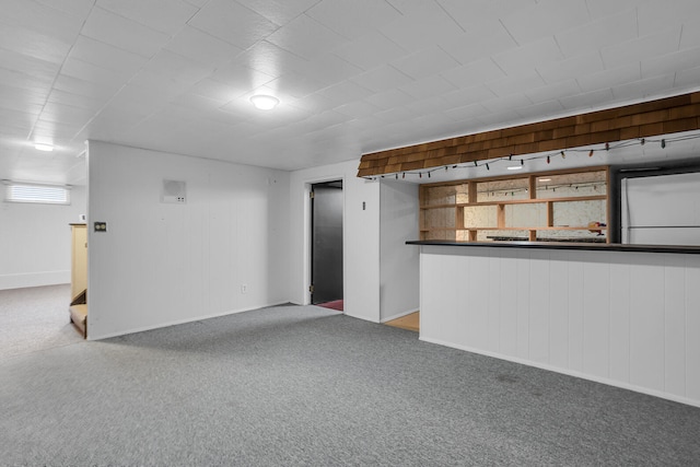 interior space featuring carpet floors
