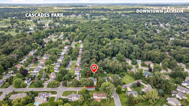 drone / aerial view