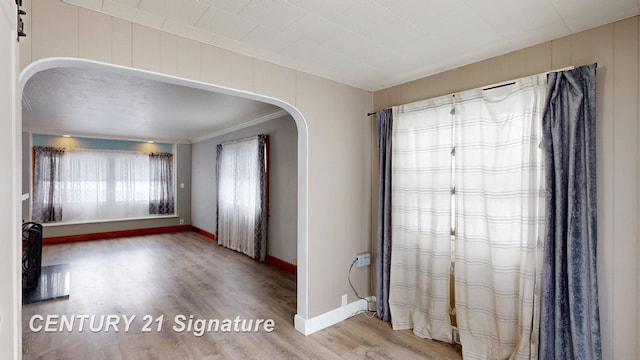 interior space featuring hardwood / wood-style floors