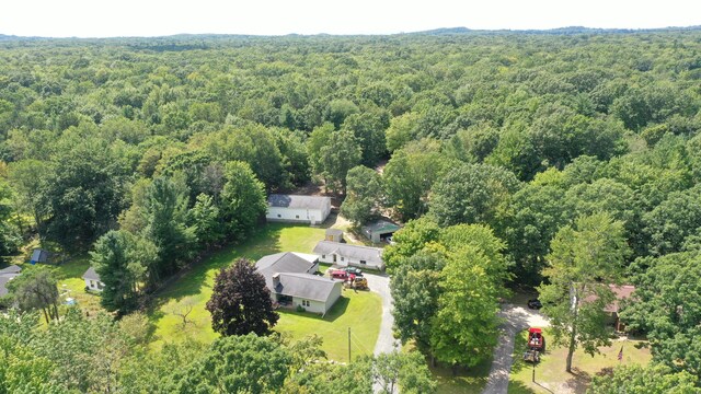 2717 N Sherman Rd, Ludington, MI 49431 - view of subject property with a heavily wooded area