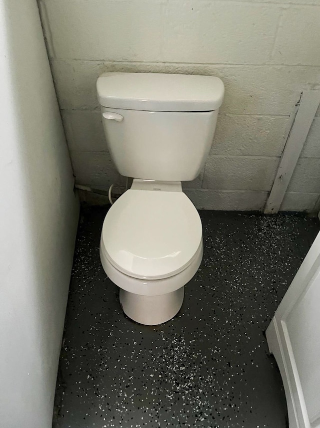 bathroom featuring toilet