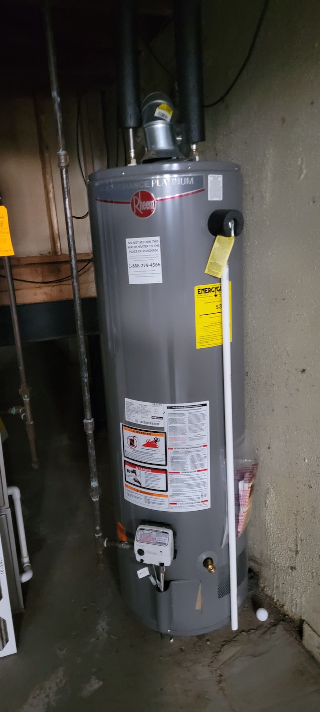 utilities with gas water heater