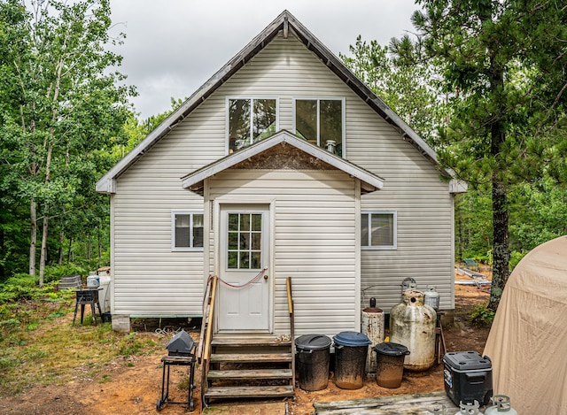 view of back of property