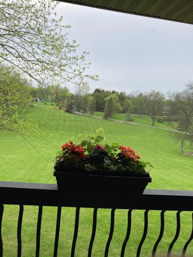 7300 Packer Dr NE, Belmont, MI 49306 - view of yard featuring a view of countryside and a balcony