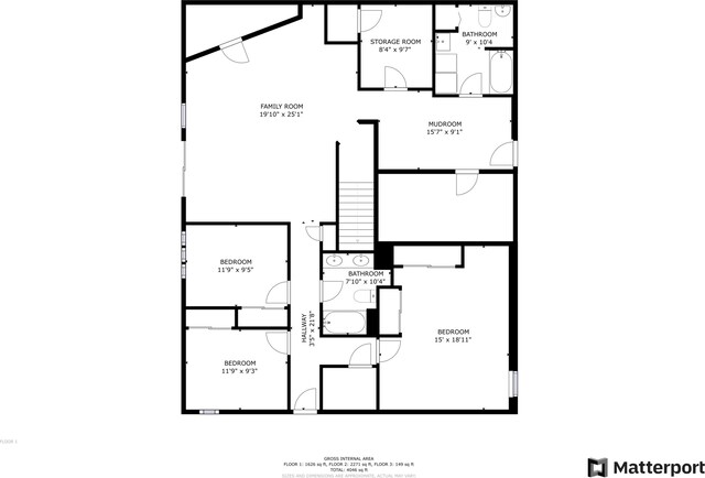 7300 Packer Dr NE, Belmont, MI 49306 - floor plan / room layout