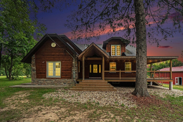 view of front of home