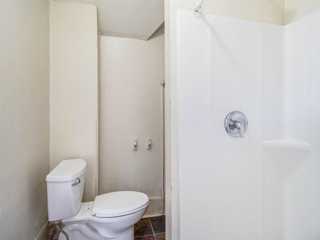 bathroom featuring toilet