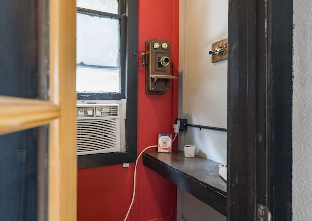 utility room featuring cooling unit