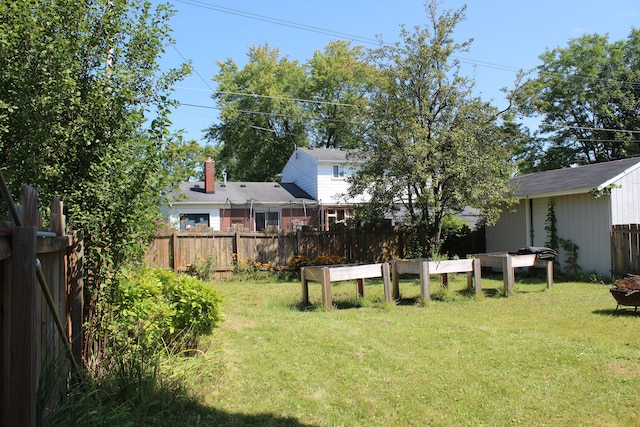 29352 Medburn Ct, Farmington Hills, MI 48336 - view of yard with fence private yard