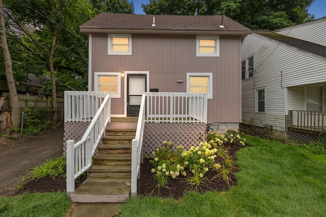 view of front of home