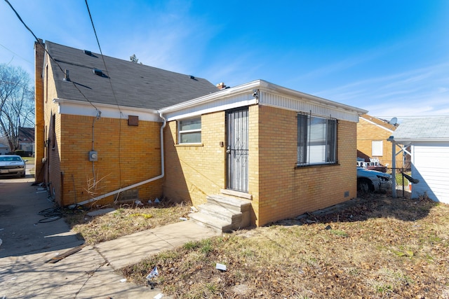 view of rear view of house