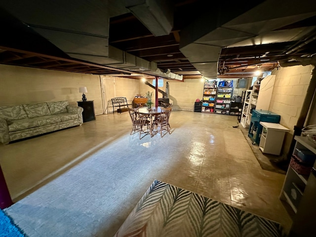 12841 Telegraph Rd, Taylor, MI 48180 - view of unfinished basement