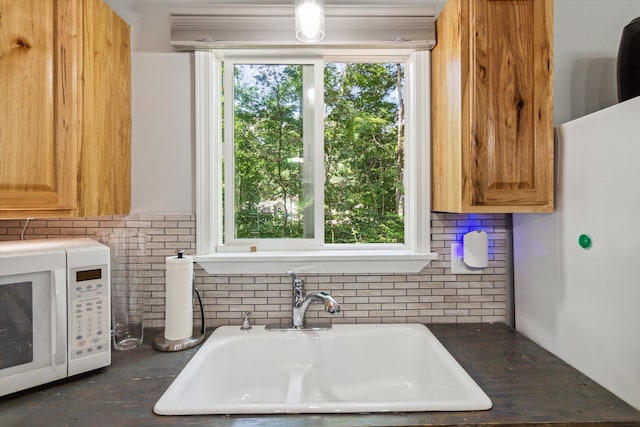 kitchen with sink and a wealth of natural light