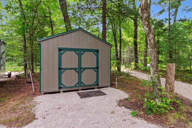 8529 N Blair Dr, Bitely, MI 49309 - view of shed