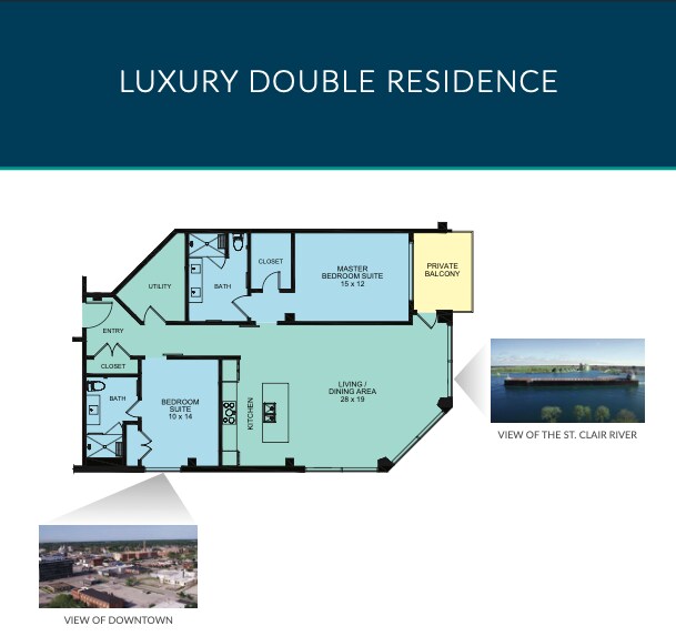 201 Beers St Unit 53, Port Huron, MI 48060 - home floor plan