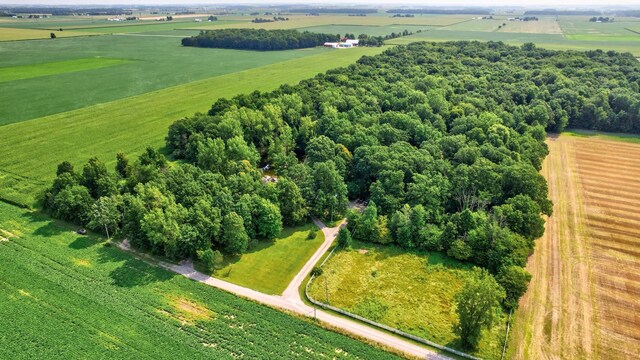 4705 Weiss Rd, Frankenmuth, MI 48734 - aerial view of sparsely populated area featuring large plots for crops