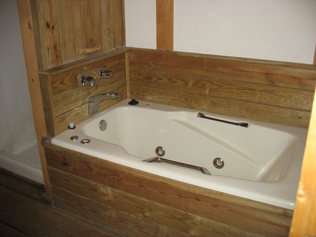 bathroom with a bathing tub