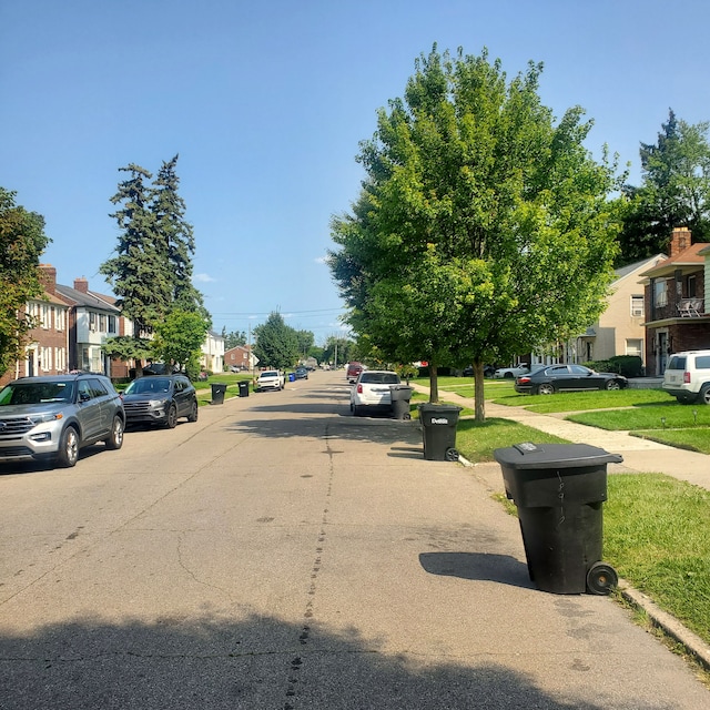 view of road