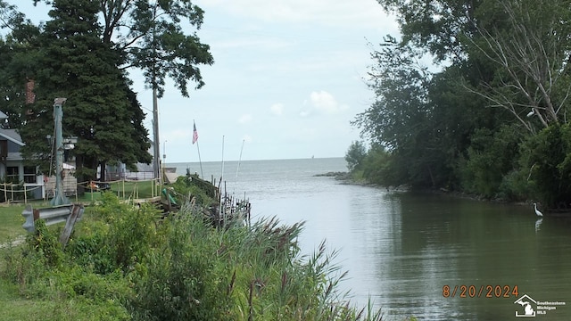 property view of water