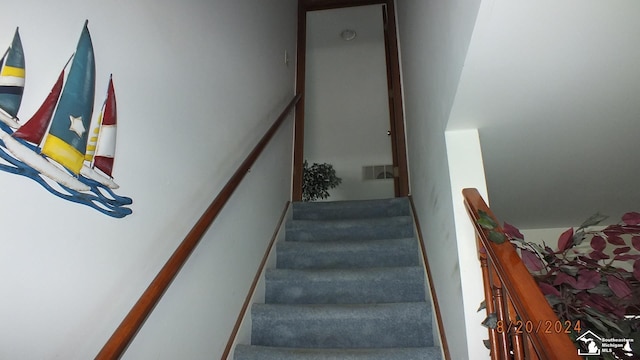 view of stairs