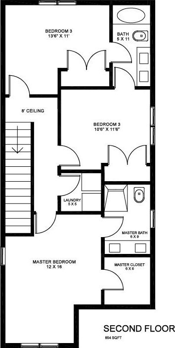 2808 Goodrich St, Ferndale, MI 48220 - property floor plan