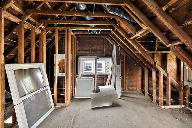 414 Horton St, Detroit, MI 48202 - view of attic