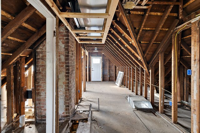 414 Horton St, Detroit, MI 48202 - view of attic