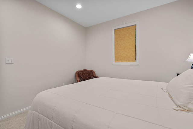 bedroom featuring carpet flooring