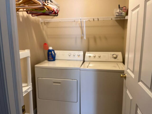 laundry room featuring laundry area and washer and dryer