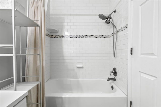 25217 King Rd, Romulus, MI 48174 - bathroom featuring shower / bath combination and vanity