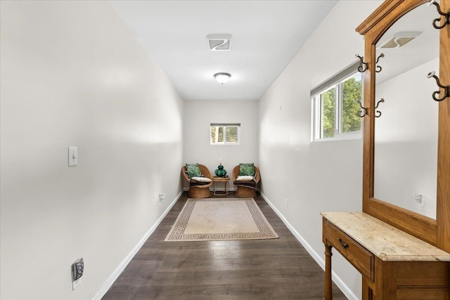 25217 King Rd, Romulus, MI 48174 - hall with wood finished floors and baseboards