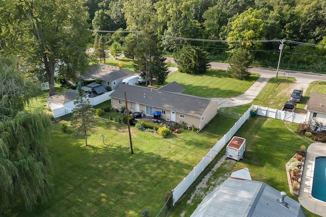 25217 King Rd, Romulus, MI 48174 - view of subject property with a heavily wooded area