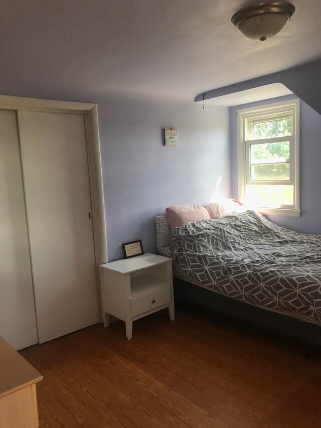 8620 Scio Church Rd, Ann Arbor, MI 48103 - bedroom with wood finished floors and a closet