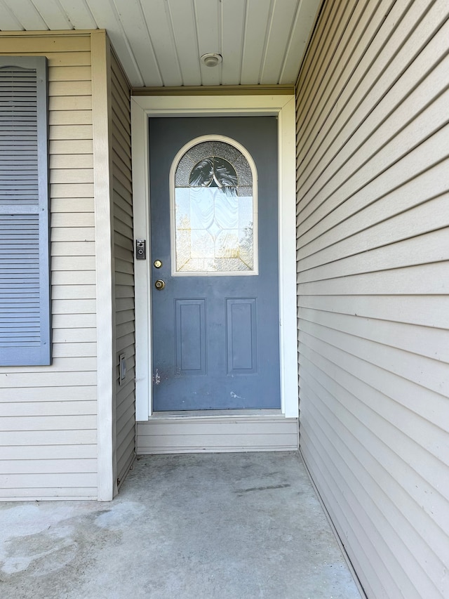 view of entrance to property