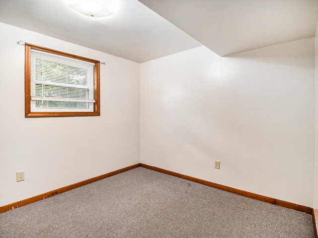 bonus room featuring carpet flooring