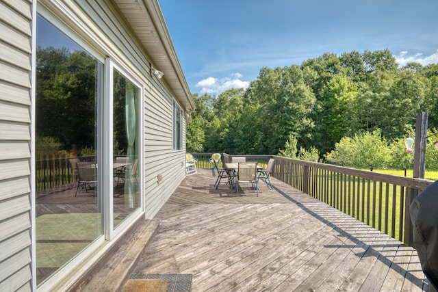 view of deck