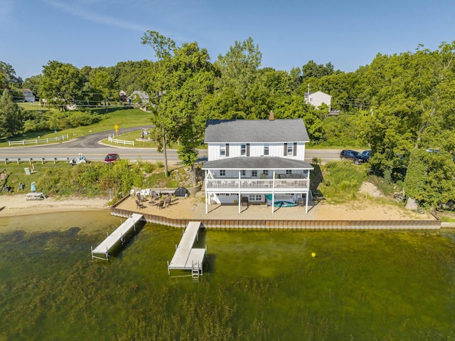 976 Doster Rd, Plainwell, MI 49080 - view from above of property featuring a nearby body of water
