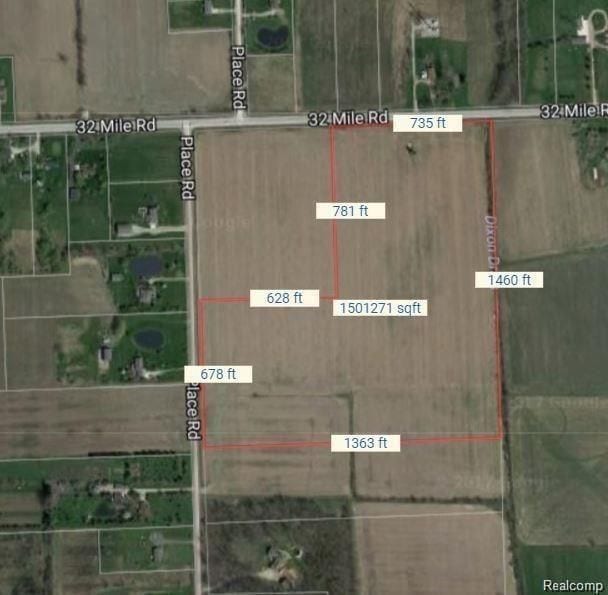 VAC 32 Mile, Lenox MI, 48050 land for sale