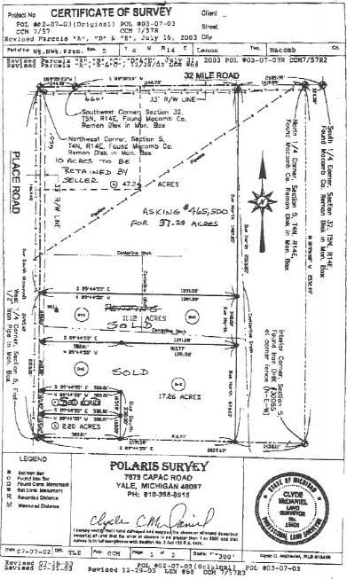 Listing photo 2 for VAC 32 Mile, Lenox MI 48050